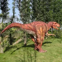 착용 성인 애니마트로닉스 공룡 마스코트 의상