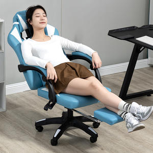 <span class=keywords><strong>Silla</strong></span> <span class=keywords><strong>Gamer</strong></span> de Lujo Personalizada con Elevación, Diseño Moderno Giratorio, Cómoda <span class=keywords><strong>Silla</strong></span> de Ordenador con Función de Masaje y Altura Ajustable, Estilo Elegante - Product Image 2