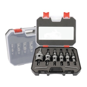 8Pcs 16-35MM/12PCS 16-55MM/16PCS 19-75MM Hole Saw Kit, High-quality Steel Hard Pointed Metal <b>Drill</b> Head Set - Product Image 1