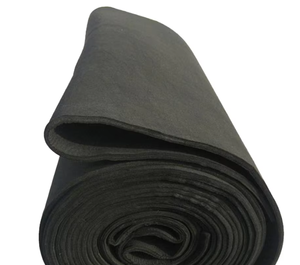 280GSM 1X50M/rollo de <span class=keywords><strong>fibra</strong></span> de carbono ignífuga 2mm aislamiento grueso resistente al calor mantas industriales no tejidas protectoras - Product Image 5