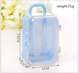 Mini Contenedor <span class=keywords><strong>de</strong></span> Almacenamiento <span class=keywords><strong>de</strong></span> <span class=keywords><strong>Dulces</strong></span> con Forma <span class=keywords><strong>de</strong></span> Maleta <span class=keywords><strong>de</strong></span> Viaje, <span class=keywords><strong>de</strong></span> Plástico <span class=keywords><strong>de</strong></span> 7.5 cm, <span class=keywords><strong>de</strong></span> Grado Alimenticio - Product Image 4