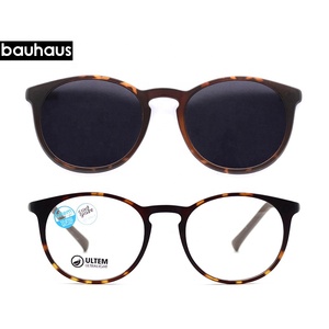 RS010 delicato Ultem <span class=keywords><strong>occhiali</strong></span> rotondi montatura <span class=keywords><strong>con</strong></span> <span class=keywords><strong>Clip</strong></span> magnetica su <span class=keywords><strong>occhiali</strong></span> <span class=keywords><strong>da</strong></span> sole - Product Image 5