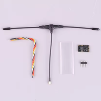 Récepteur Micro TBS Nano RX (SE) 915 MHz - Édition Antenne V2 avec Antenne T pour Drones FPV (Black Sheep)