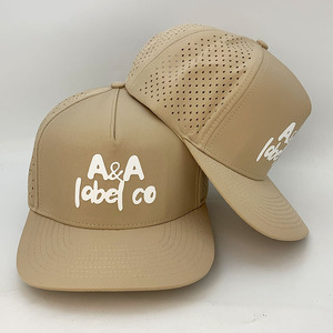 Hợp thời trang bán buôn hiệu suất TPU cao su các bản vá lỗi casquette Mens bóng chày chạy mũ tùy chỉnh dây không thấm nước Mũ Golf - Product Image 4