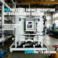 Générateur d'oxygène PSA industriel HTD avec boîte de vitesses PLC, haute pureté 93-99,999% pour usage hospitalier, 5-2500 Nm³/h, haute productivité
