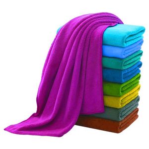 Factory Direct Sales Multi-purpose Pure Color Microfiber Towels Used for Household Hygiene and Car <b>Environment</b> Cleaning Towel - Product Image 1