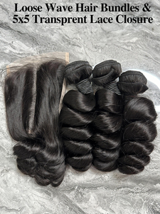 Lớp biểu bì phù hợp tóc con người 100% nguyên vẹn cùng một hướng, tái sử dụng và restyle bó sóng lỏng lẻo, không bị rối không rụng - Product Image 6