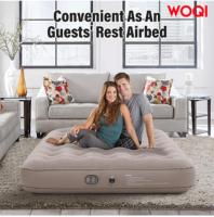 Lit d'air double WOQI 8 hauteur, gonflable automatiquement, pompe à batterie 3600mAh, imperméable, portable, design moderne, tapis de randonnée