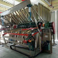 Machine à bois à fonctionnement facile pour l'industrie de la construction, machine à assembler les panneaux, type moulin à vent, machine à fixer les panneaux en bois