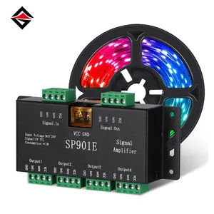Original 5V - 24V RGB RGBW SP901E LED-Signal verstärker für SPI Pixel LED-Licht leiste