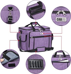 Échantillon gratuit Sac de transport multifonctionnel pour machine à coudre avec bandoulière, étui de voyage pour machine à coudre et accessoires - Product Image 5