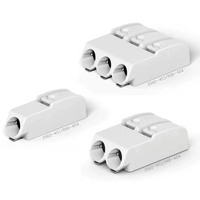 2060-451/452/453 2061-601/602/603 WAGOS Bloque de terminales SMD para PCB de 1/2/3 polos, Conector de alimentación de botón pulsador, Contacto de cobre 160V 9A PC