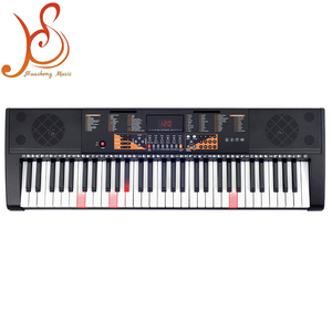 Teclado Electrónico Iluminado HUASHENG de 61 Teclas, 600 Timbres, 400 Ritmos, Pantalla LED, <span class=keywords><strong>Piano</strong></span> de Enseñanza - Product Image 1