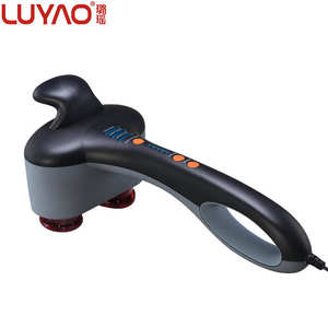 Masajeador corporal profesional portátil de doble cabeza de alta calidad Martillo vibratorio manual para relajación y comodidad - Product Image 2