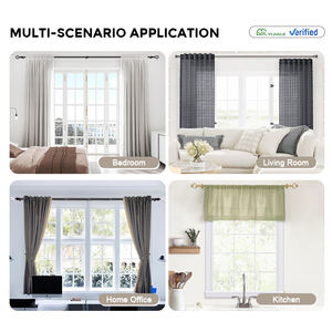 YIJIALE <span class=keywords><strong>Tringle</strong></span> à <span class=keywords><strong>Rideau</strong></span> Simple Moderne en Métal, Rail de <span class=keywords><strong>Rideau</strong></span> Décoratif de Luxe, <span class=keywords><strong>Tringle</strong></span> à <span class=keywords><strong>Rideau</strong></span> Élégante pour Fenêtre - Product Image 4