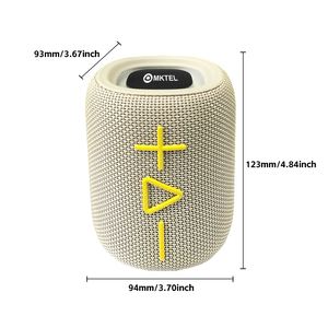 Altavoz MKTEL S308, Portátil y Conveniente, Espectáculo de Luces Dinámicas, Sonido Estéreo de 10W, Conectividad Perfecta, 6 Horas de Música Continua - Product Image 3