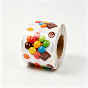 Rouleau de film plastique laminé de qualité alimentaire, film d'emballage translucide brillant pour l'emballage de bonbons et de chocolat - Product Image 4