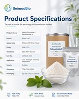 Rebaudioside M 95% 97% 99% Extrait de Stévia en Poudre Édulcorant Naturel Haute Pureté Goût Propre Ingrédient Alimentaire Fournisseur