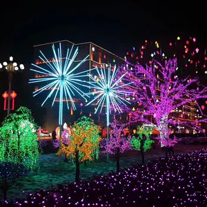 Dynamic Modeling Lights Decorative Garden Landscape Lighting Transformation 3D Point Control Fireworks Lights