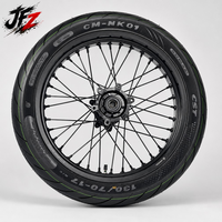 Jantes CNC en aluminium haute performance 17 pouces pour Supermoto, kits de roues de course 2026 Sur-Ron Light Bee 2ème génération 100/80-17 130/70-17 pour E-Bike