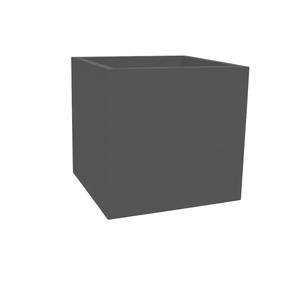 Pots de fleurs rectangulaires en plastique gris artificiel de haute qualité, modernes, pour l'intérieur, l'extérieur, le balcon, la maison, le jardin, le centre commercial, prix d'usine - Product Image 1