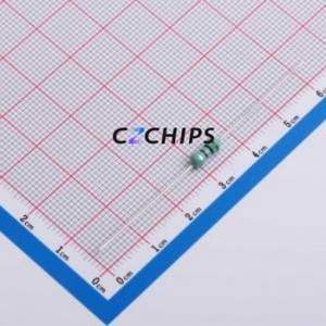 Inductor de Anillo de Color EC0410-100K / Componente de Orificio Pasante (THT), D4xL10.5mm 10uH 10% 500mA 650mOhm - Product Image 1