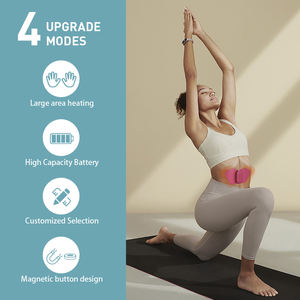 Control remoto inalámbrico personalizado Calefacción Tens Masajeador Dispositivo de alivio del dolor corporal ajustable en temperatura - Product Image 5