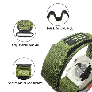 <span class=keywords><strong>Bracelet</strong></span> de montre sport en nylon pour <span class=keywords><strong>Apple</strong></span> <span class=keywords><strong>Watch</strong></span> Series 9 <span class=keywords><strong>8</strong></span> 7 6 Ultra 2, <span class=keywords><strong>bracelet</strong></span> de montre 49 mm 45 mm 41 mm 44 mm 40 mm, <span class=keywords><strong>bracelet</strong></span> pour <span class=keywords><strong>homme</strong></span> - Product Image 4