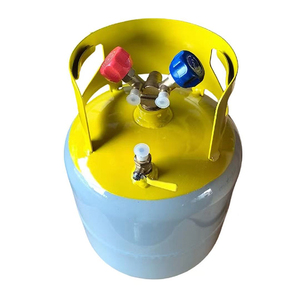 Cylindre de récupération de réfrigérant <span class=keywords><strong>R134a</strong></span> rechargeable EN13322 22,7 lb avec valve en Y 1/4 SAE - Product Image 1