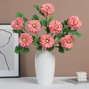 Flor de <span class=keywords><strong>caléndula</strong></span> artificial al por mayor de fábrica para el hogar, boda, evento, decoración, arreglo floral - Product Image 2