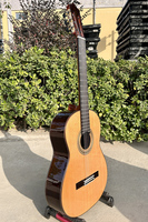 Guitare classique Aiersi Master Luthier, entièrement en cèdre massif, style espagnol vintage, fabriquée à la main, guitare professionnelle