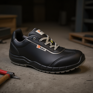 Ttake Granito Safety <b>Shoes</b> Black Steel Toe <b>Work</b> Footwear Size 42 - Product Image 3