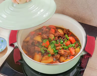 Ustensiles en silicone uniques Gadgets de cuisine résistants à la chaleur Poignée de casserole Trou en caoutchouc Assist Pot Holders Cover Cookware Pot Handle