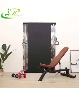 Nuovo design forza allenamento a casa singolo doppio cavo crossover macchina funzionale trainer per uso commerciale