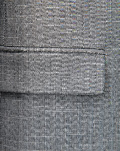 OEM Custom <span class=keywords><strong>uomo</strong></span> grigio leggero 3 pezzi sottile risvolto singolo petto centro sfiato abito di alta qualità completi da <span class=keywords><strong>uomo</strong></span> - Product Image 3