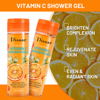 Disaar Groothandel Fruitig Geurende Douchegel 4 Soorten Vitamine C Passievrucht Ananas Watermeloen Verheldert Verzorgt Huid Douchegel