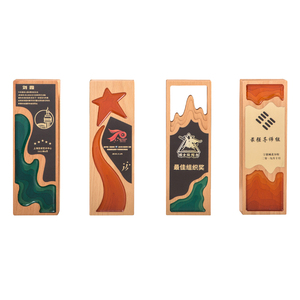 Placa de Madera Personalizada de Alta Calidad con Diseño Nuevo 2024, Placa de Madera Única para Reconocimiento Corporativo a Empleados, Seguros - Product Image 1