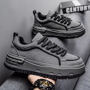 Chaussures de sport décontractées tendance pour hommes européens, légères, respirantes, rétro, automne 2025, nouvelles, toutes occasions, semelles épaisses, pour jeunes - Product Image 6