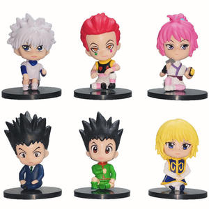 6 unids/set 6-10CM Hunteres Q Ver figura de Anime de dibujos animados recoger Killua Zoldyck Hisoka <span class=keywords><strong>Kurapika</strong></span> - Product Image 4