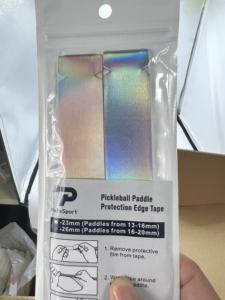 PATSSPORT Cinta Protectora <span class=keywords><strong>Transparente</strong></span> de TPU de 800*23mm para Palas de Pickleball con Diseño sin Bordes y Núcleo de Panal - Product Image 2