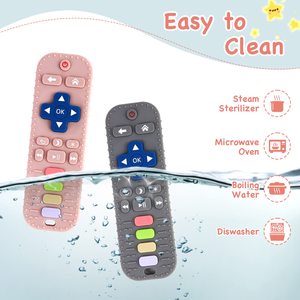 Bán Hot bap miễn phí <span class=keywords><strong>Teether</strong></span> điều khiển từ xa Silicone Shape teethers Chewable đồ chơi cho bé điều khiển từ xa - Product Image 6