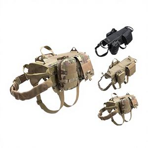 Arnés Táctico <span class=keywords><strong>para</strong></span> <span class=keywords><strong>Perro</strong></span> con Bolsas Desmontables, <span class=keywords><strong>Chaleco</strong></span> Arnés <span class=keywords><strong>para</strong></span> Perros Pequeños, Medianos y Grandes, Arnés Táctico <span class=keywords><strong>para</strong></span> Entrenamiento de Perros al Aire Libre - Product Image 3