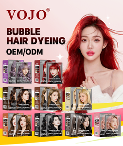 Tinte para el Cabello en Espuma Rojo Rosa <span class=keywords><strong>VOJO</strong></span> 25ml*10, Fórmula Vegetal Sin Amoníaco, Tonos de Moda Disponibles, Éxito de Ventas en Tailandia y Vietnam - Product Image 3