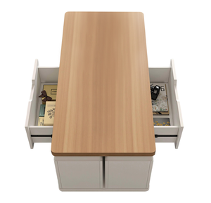 <span class=keywords><strong>Table</strong></span> <span class=keywords><strong>basse</strong></span> élévatrice multifonctionnelle avec 4 tabourets - Product Image 3