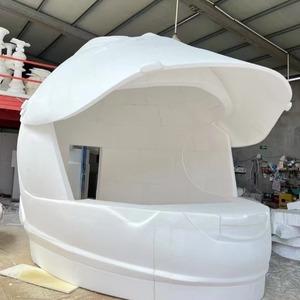 Remolque de cocina comercial en forma de casco grande, restaurante de <span class=keywords><strong>Pizza</strong></span> Móvil con perrito caliente y helado para servicios de café y comida - Product Image 4