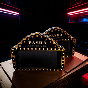 Espositore per Bottiglie <span class=keywords><strong>LED</strong></span> in Acrilico Programmabile con App Digitale Moderna, Logo Personalizzato e Testo Scorrevole per Discoteche, Celebrazioni e Feste - Product Image 3