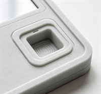 Échantillons de prototypes de boîtiers en plastique pour contrôle d'accès et pointage, service de prototypage rapide par impression 3D SLS personnalisée pour boîtiers d'accès