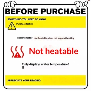 Soffione Doccia Digitale Selezionato con Cura, Display LED <span class=keywords><strong>Esterno</strong></span> per Temperatura Acqua, Materiale ABS, Installazione a Spirale, per Bambini - Product Image 2