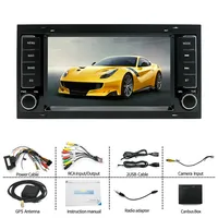 Autoradio 2Din 7 pouces pour Volkswagen Transporter T5 Multivan 2004-2011, CarPlay, Android Auto, écran tactile, GPS, unité principale
