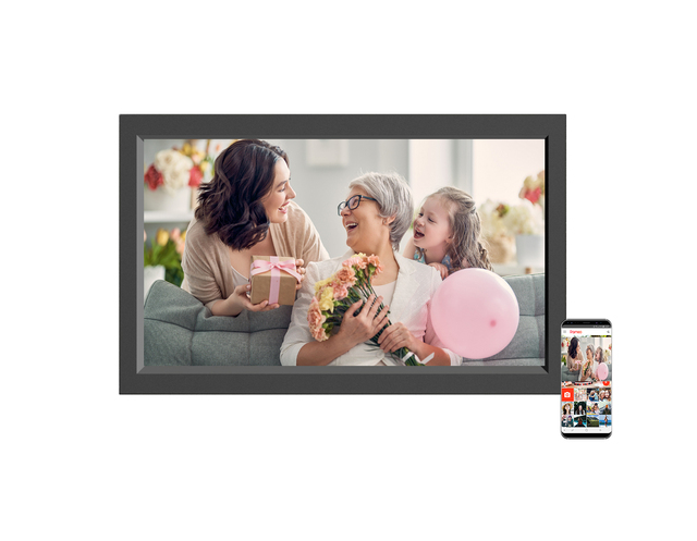 Memory Gift Video Picture Frame 15.6 Inch 1GB + 32GB Wifi Android Touch Screen Digital Art Frame